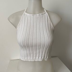 Brandy Melville Ribbed Halter Top